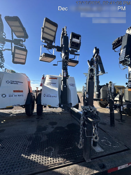 2023 Generac MLT2 Diesel, Flex Switch 120V Input, Powerzone Controller, 
(4) 320W LED Lights, 4kW Generator, 39.9 Gal Fuel Tank, 2" Ball, T3