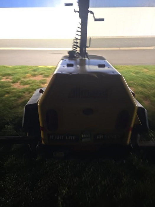 2021 Allmand NLV3GR (4) LED Light Fixture 350W, 23' Vertical Mast, 3kW Prime, Towable, Deep Sea L401, Leveling Jacks, Yanmar T4F 5.8hp