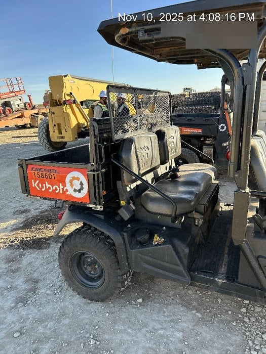 2021 Kubota RTV-X1140W-H Plastic Canopy, Windshield Acrylic Clear, LED Strobe Light, Wire Harness Kit, Back up Alarm