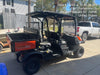 2021 Kubota RTV-X1140W-H Plastic Canopy, Windshield Acrylic Clear, LED Strobe Light, Wire Harness Kit, Back up Alarm