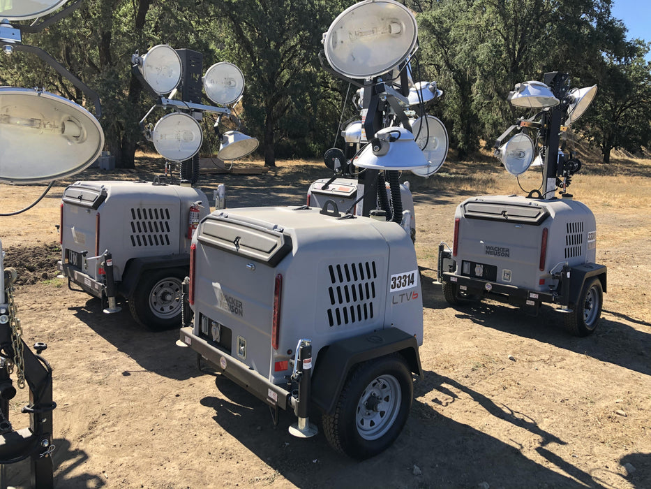 2019 Wacker Neuson LTV6L-MH Wacker Neuson LTV6L Mobile Light Tower w/Fuel Level Sensor Installed