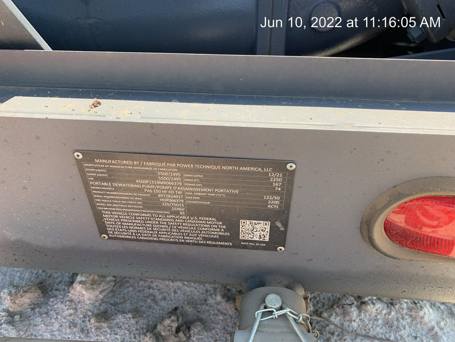 2021 ATLAS COPCO PAS 150