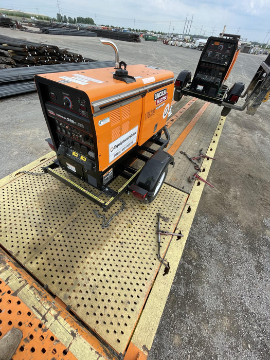 2021 Lincoln Electric Vantage 322 Vantage 322 Ready Pak 3 w/ Decals, ORANGE (includes trailer, cable rack, fender light kit) NO Telematics