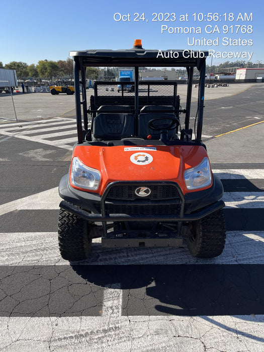 2022 Kubota RTV-X1140W-H Plastic Canopy, Windshield Acrylic Clear, LED Strobe Light, Wire Harness Kit, Back up Alarm