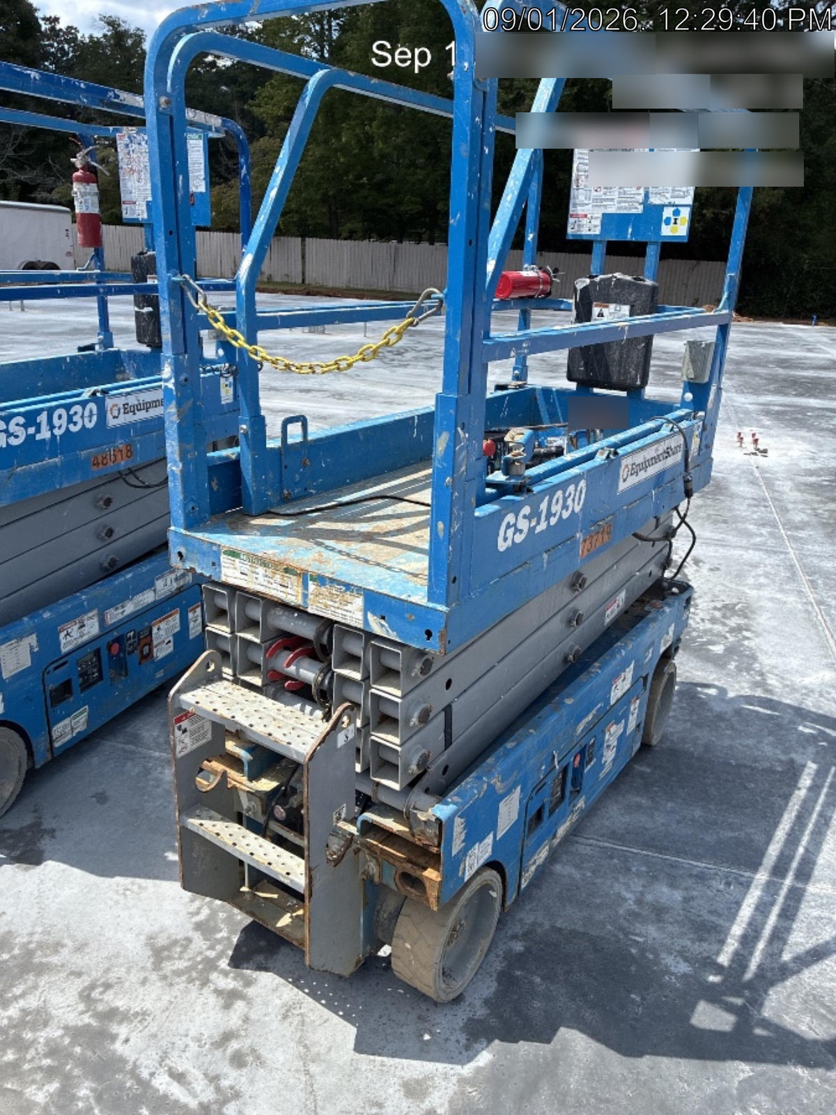 2020 Genie GS-1930 Fixed rails with chain entry gate - Pre A92.20