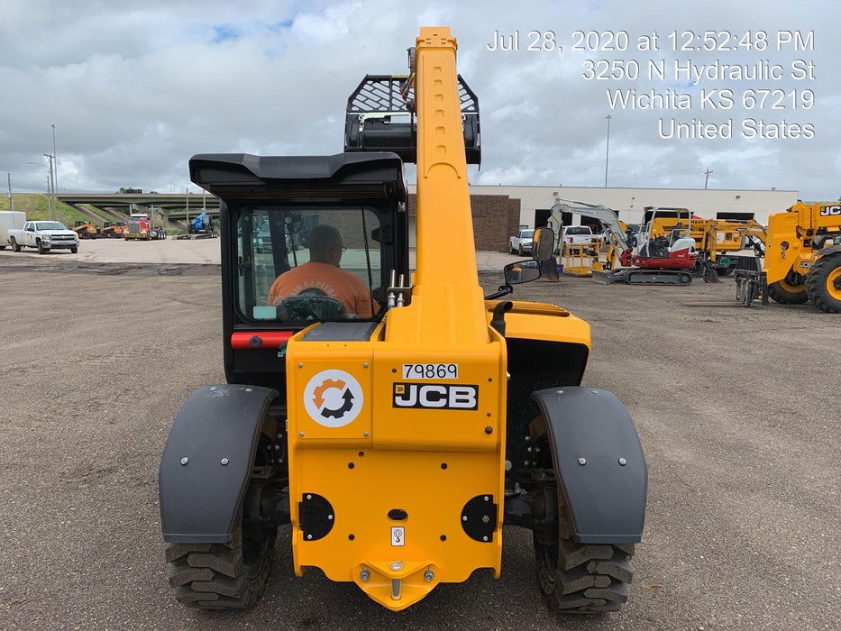 2020 JCB 505-20TC Cab/Heat/Air, Solid Tires, Work Lights, Beacon, Aux Hydraulics, Back up Alarm, ES Decals