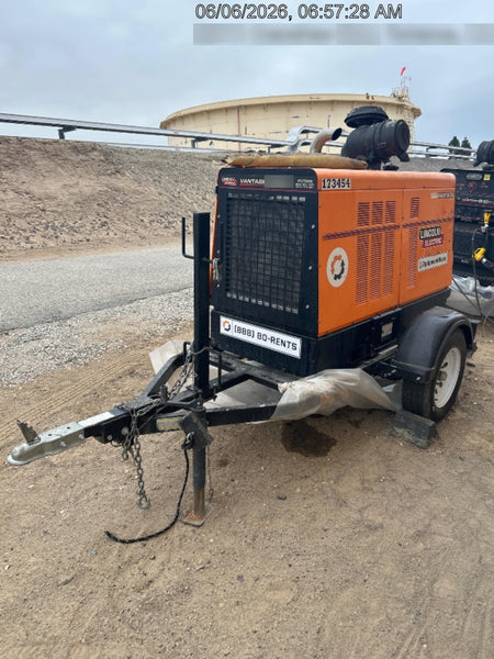 2021 Lincoln Electric Vantage 549X Ready Pak 3, ORANGE (includes trailer, cable rack, fender light kit)