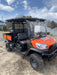 2022 Kubota RTV-X1140W-H Plastic Canopy, Windshield Acrylic Clear, LED Strobe Light, Wire Harness Kit, Back up Alarm