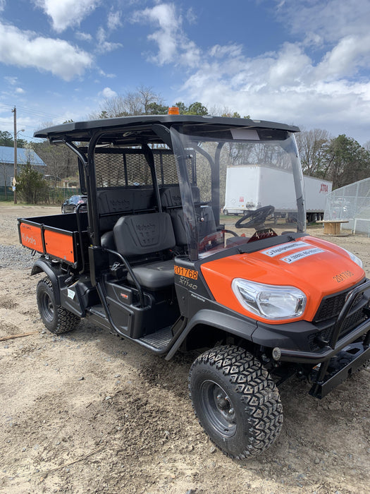 2022 Kubota RTV-X1140W-H Plastic Canopy, Windshield Acrylic Clear, LED Strobe Light, Wire Harness Kit, Back up Alarm
