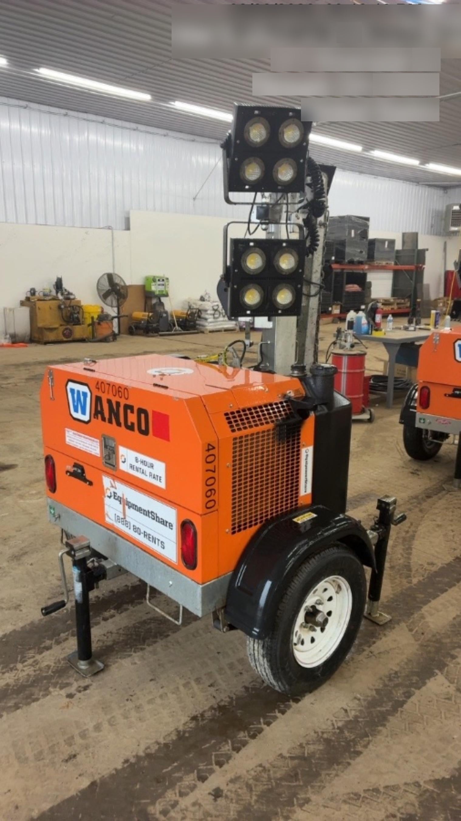 2024 Wanco WLTT-4MM4K Diesel, Deep Sea Controller, Shore Power Plug, Auto Start, (4) 350W LED Floodlights, 4kW Generator, 60 Gal Fuel Tank, 2" Ball, T3