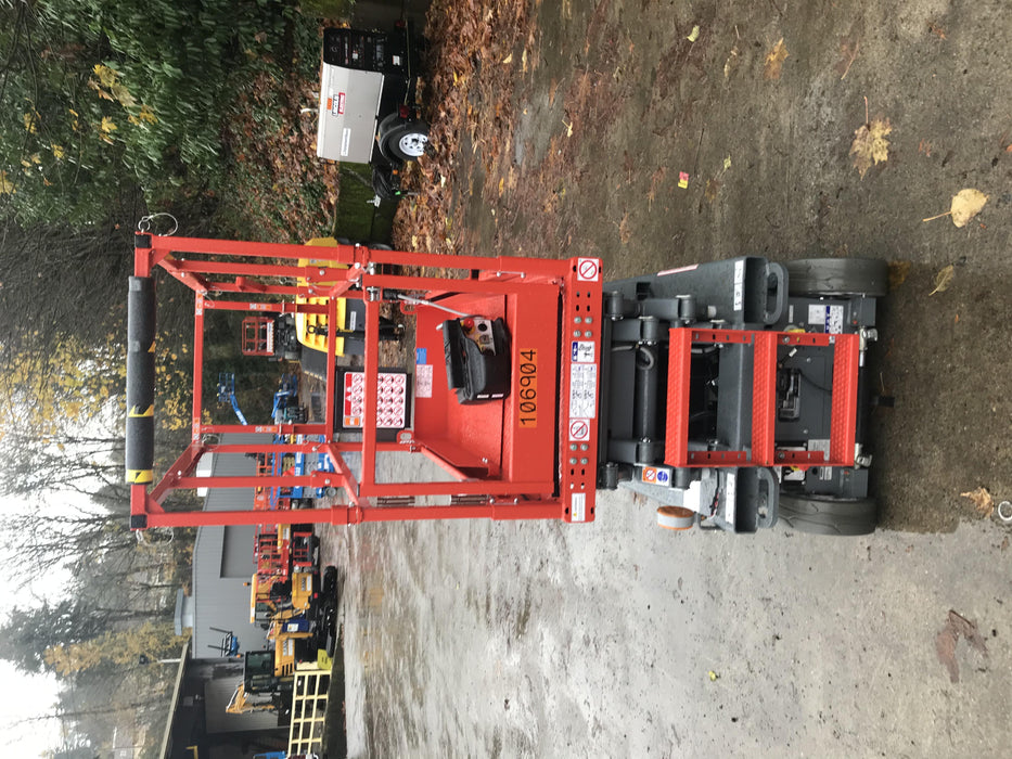 2020 Skyjack SJIII-3219 Solid NM Tires, Half height spring hinged entry gate, Dual Beacons, 800W Inverter