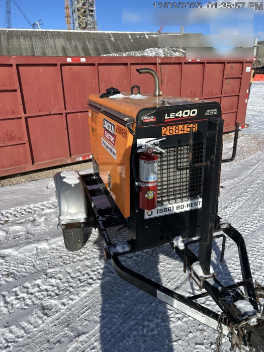 2022 Lincoln Electric LE400 Kubota V1505, Trlr, Cable Rack, Light Kit, ES Decals, T3