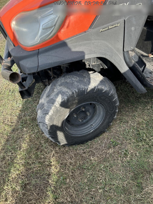 Kubota RTV-X1140W-H 4wd Utility Cart, LED Strobe, Windshield Tempered Glass, Pastic Canopy, Wire Harness Kit, Backup Alarm