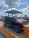 2020 Kubota RTV-X1140W-H 4wd Utility Cart, 4 Seat, Diesel, LED Strobe, Windshield Tempered Glass, Plastic Canopy, Wire Harness Kit, Backup Alarm