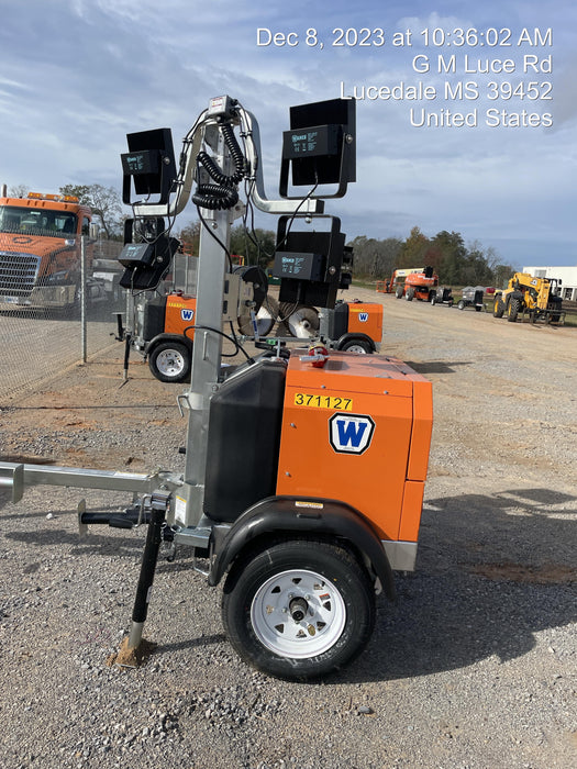 2023 Wanco WLTT-4MM4K Diesel, Deep Sea Controller, Shore Power Plug, Auto Start, (4) 350W LED Floodlights, 4kW Generator, 60 Gal Fuel Tank, 2" Ball, T3
