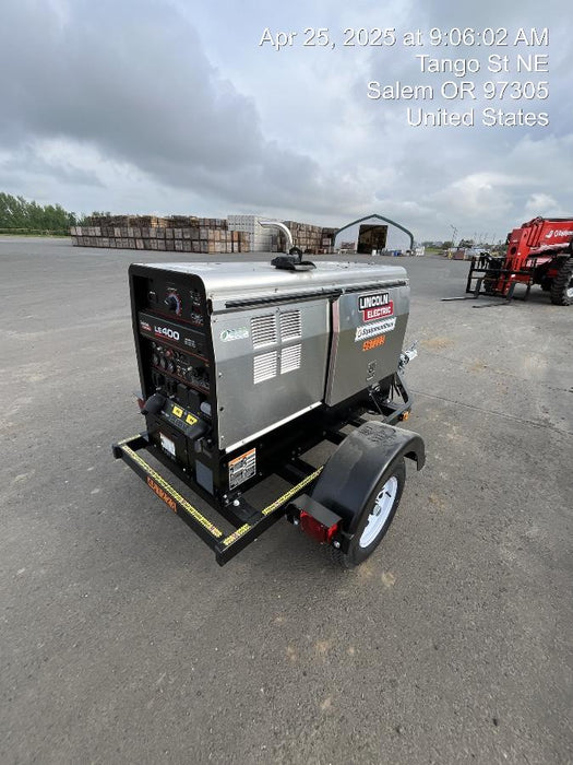2024 Lincoln Electric LE400 Kubota V1505, Trlr, Cable Rack, Light Kit, ES Decals, T3