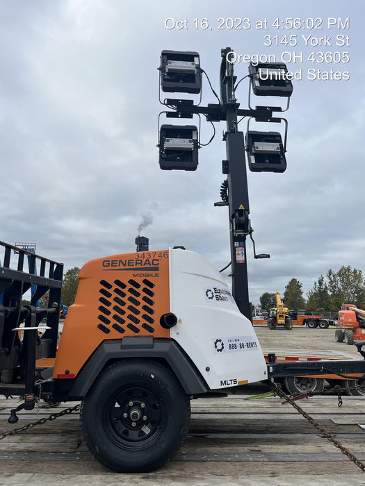 2023 Generac MLT2 Diesel, Flex Switch 120V Input, Powerzone Controller, (4) 320W LED Lights, 4kW Generator, 39.9 Gal Fuel Tank, 2" Ball, T3