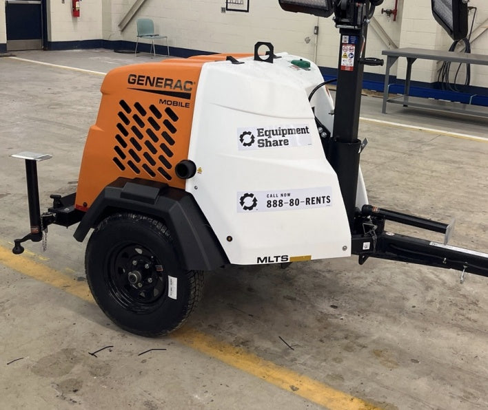 2024 Generac MLT2 Diesel, Flex Switch 120V Input, Powerzone Controller, 
(4) 320W LED Lights, 4kW Generator, 39.9 Gal Fuel Tank, 2" Ball, T3