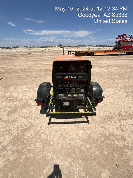 2022 Lincoln Electric LE400 Kubota V1505, Trlr, Cable Rack, Light Kit, ES Decals, T3