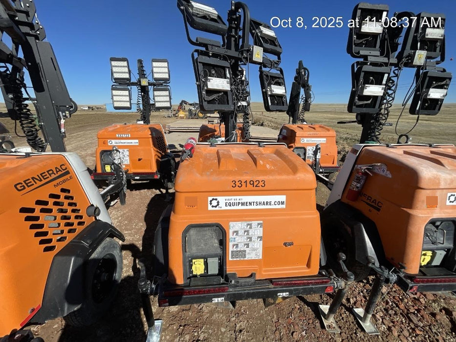 2023 Generac MLT2 Diesel, Flex Switch 120V Input, Powerzone Controller, (4) 320W LED Lights, 4kW Generator, 39.9 Gal Fuel Tank, 2" Ball, T3