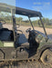 Kawasaki Mule PRO-DXT Kawasaki Mule PRO-DXT Diesel Utility Cart w/Alarm/Beacon, Hard Top, ES Track Hardware