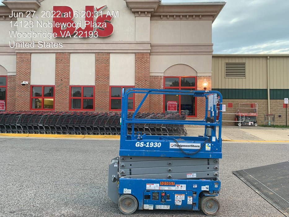 2020 Genie GS-1930 Fixed rails with chain entry gate - Pre A92.20