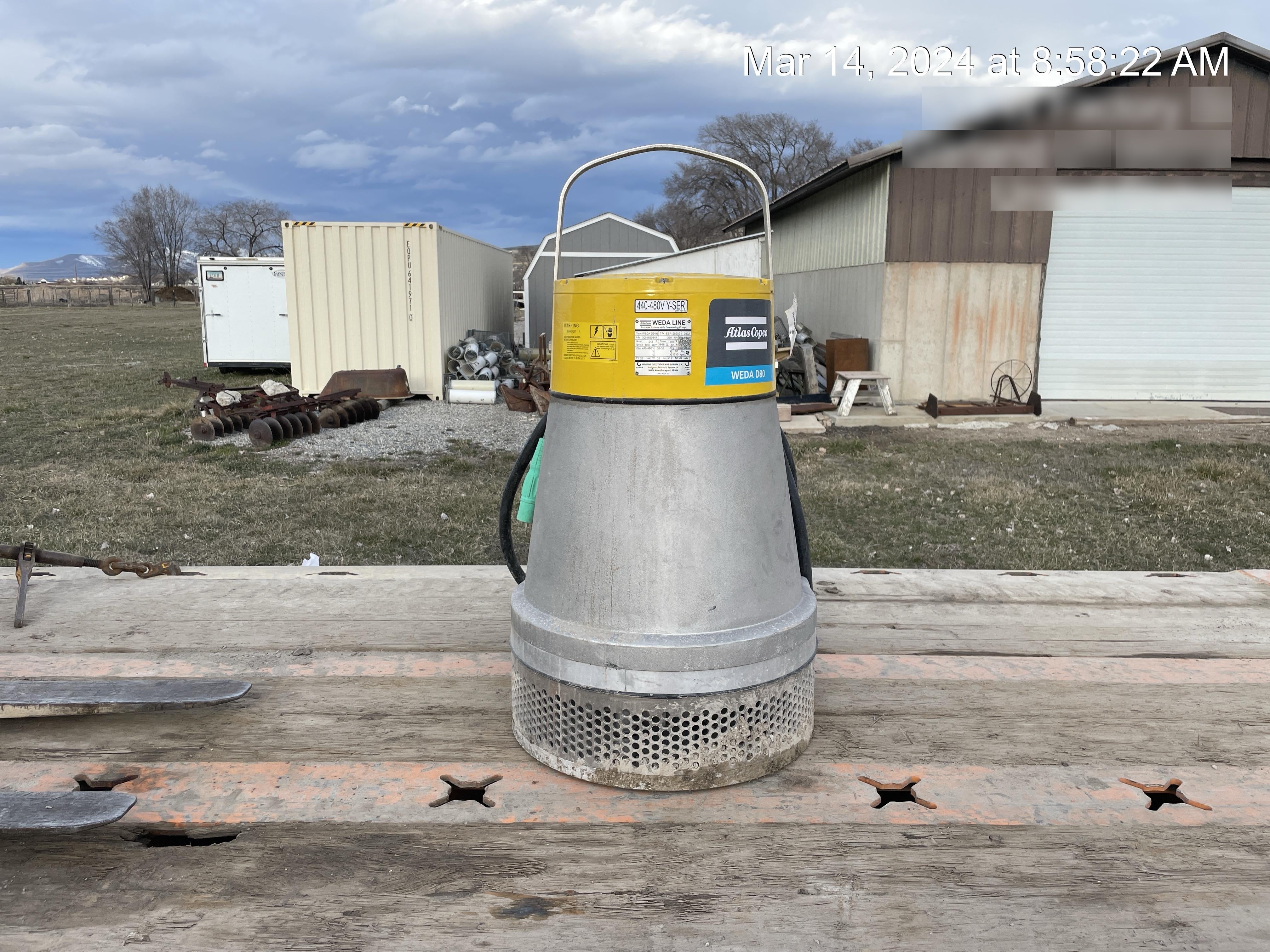 2022 ATLAS COPCO D80 H