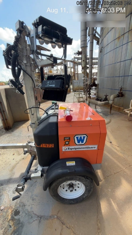2024 Wanco WLTT-4MM4K Diesel, Deep Sea Controller, Shore Power Plug, Auto Start, (4) 350W LED Floodlights, 4kW Generator, 60 Gal Fuel Tank, 2" Ball, T3