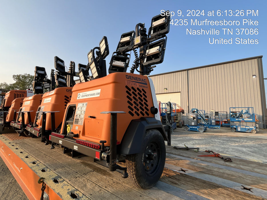 2023 Generac MLT2 Diesel, Flex Switch 120V Input, Powerzone Controller, 
(4) 320W LED Lights, 4kW Generator, 39.9 Gal Fuel Tank, 2" Ball, T3