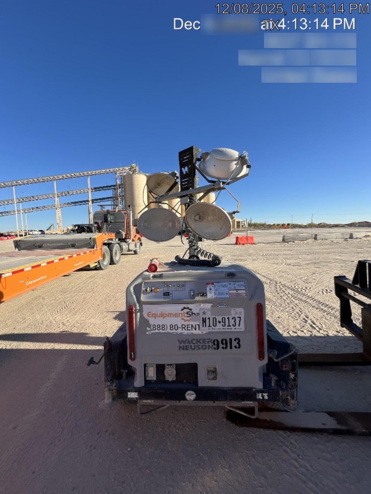 Wacker Neuson LTV6K-MH Wacker Neuson LTV6K Towable Light Tower