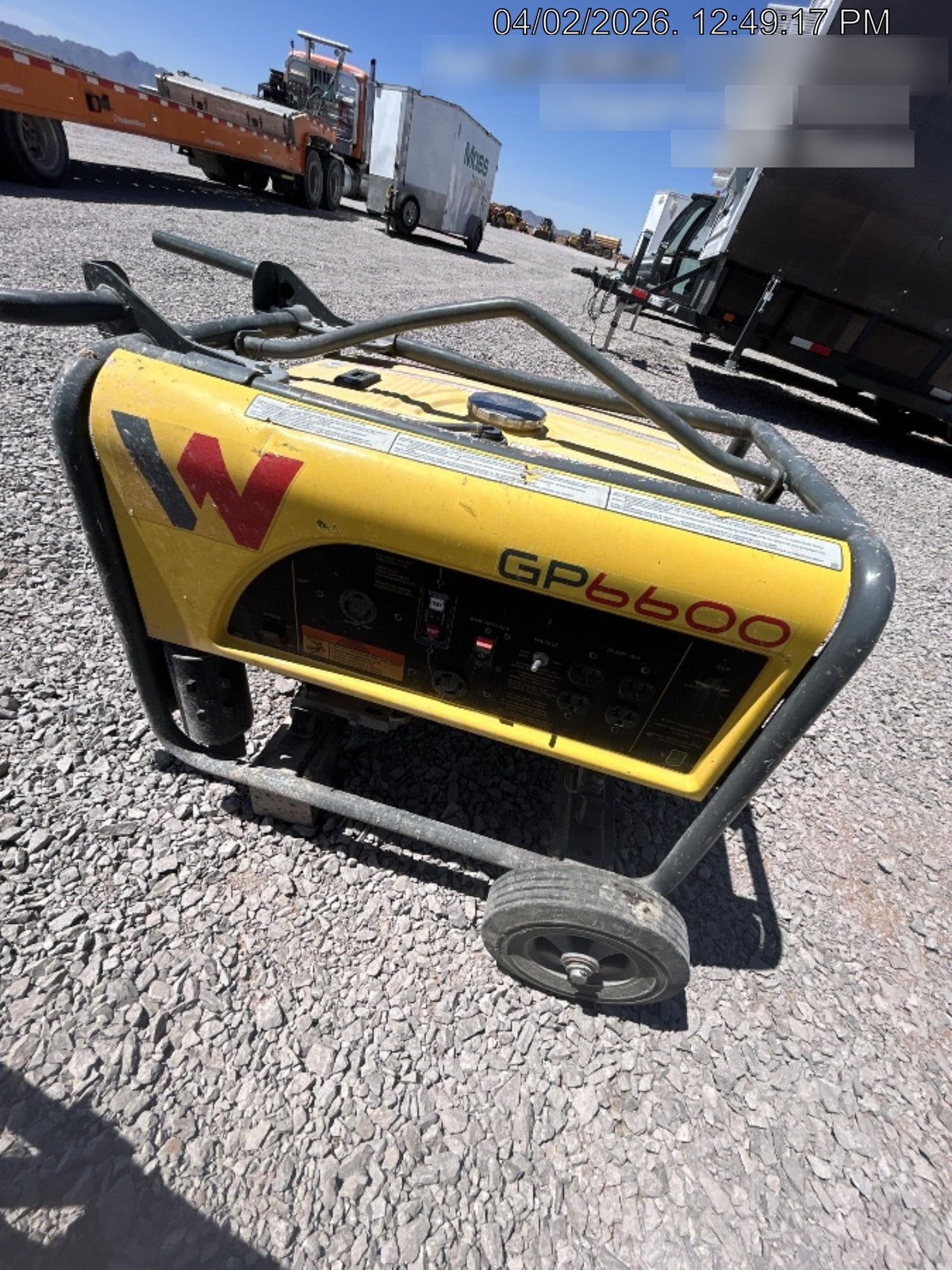 2020 WACKER NEUSON GP6600A