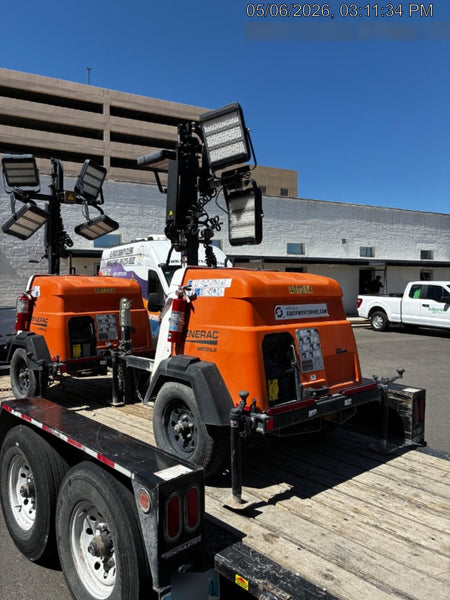 2024 Generac MLT2 Diesel, Flex Switch 120V Input, Powerzone Controller, 
(4) 320W LED Lights, 4kW Generator, 39.9 Gal Fuel Tank, 2" Ball, T3