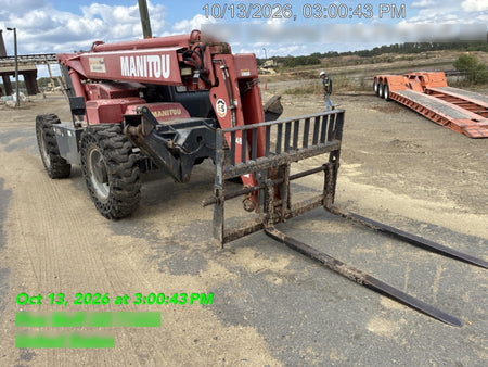 2018 Manitou MTA10055 Manitou MTA 10055 w/Open ROPS, Work Lights/Strobe, Aux Hyd, Solid Tires, Lift Hook, 66" Carriage, 60" Forks