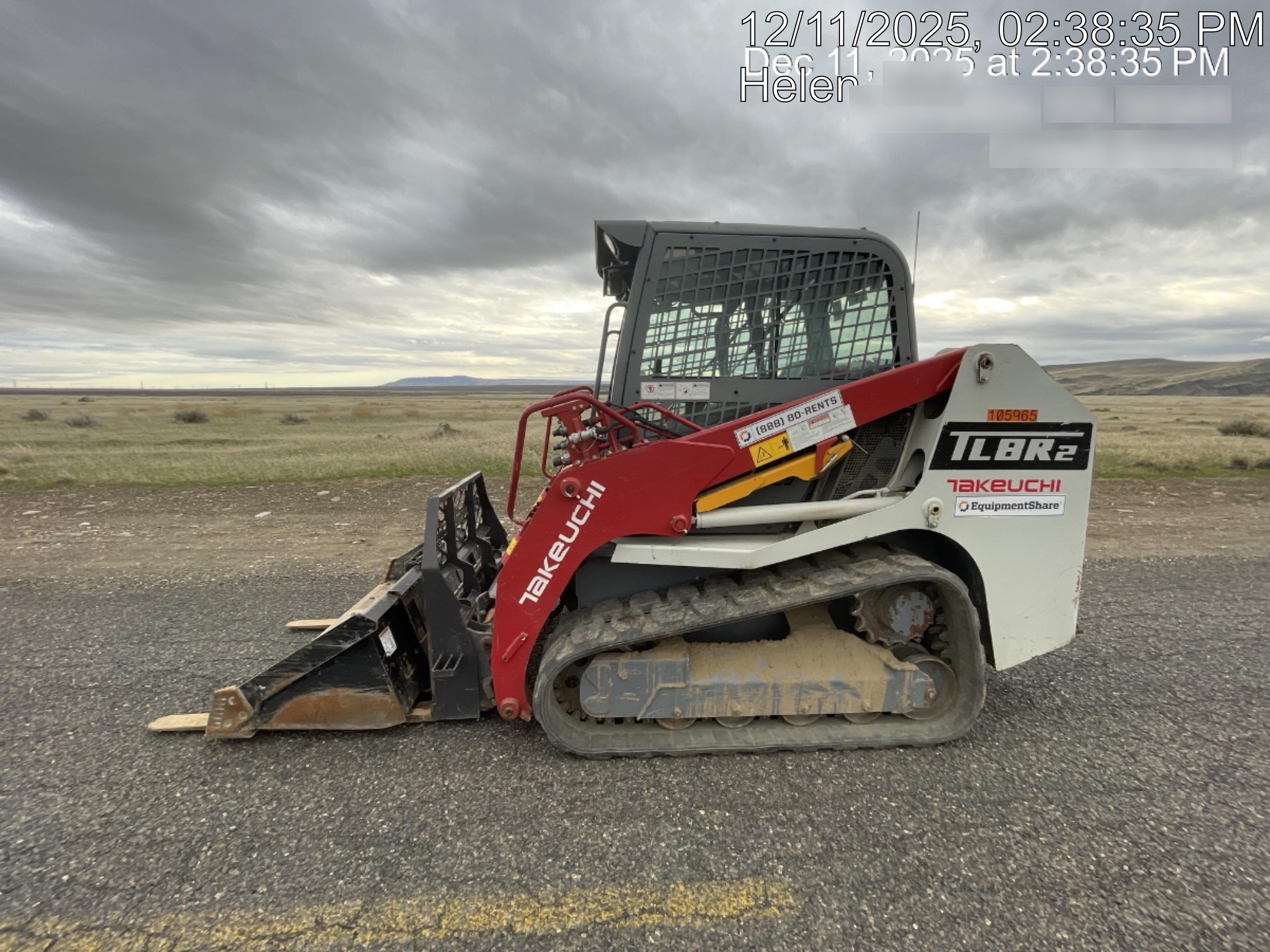 2020 TAKEUCHI TL8R2-CR