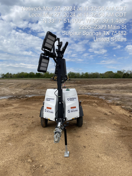 2024 Generac MLT2 Diesel, Flex Switch 120V Input, Powerzone Controller, 
(4) 320W LED Lights, 4kW Generator, 39.9 Gal Fuel Tank, 2" Ball, T3