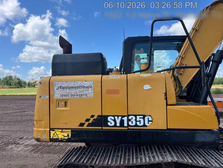 Sany SY135C Sany SY135 Tier 4 - Cab, Fleco Hydraulic  QC, Fleco 36" HD Bucket - Smooth