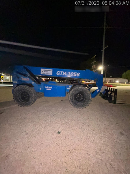 2017 Genie GTH-1056 Genie GTH1056, Solid Tires, 60" carriage, Light Kit, Open ROPS