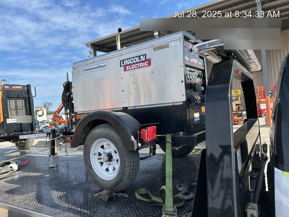 2024 Lincoln Electric LE400 Kubota V1505, Trlr, Cable Rack, Light Kit, ES Decals, T3