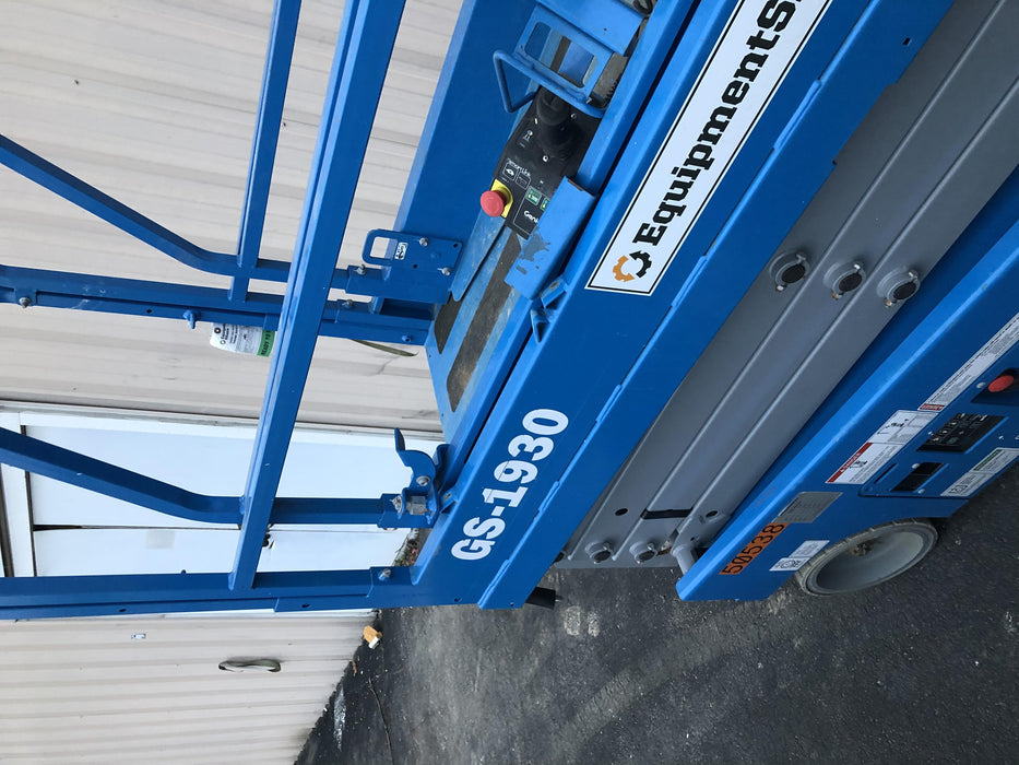 2019 Genie GS-1930 Fixed Rails with Chain Entry