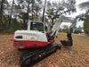 2019 Takeuchi TB290 Cab/Heat/AC Rubber tracks, Dozer blade, Travel alarm, Auxiliary hydraulics Manual QC, Hydraulic thumb, 18", 24", and 36" Buckets