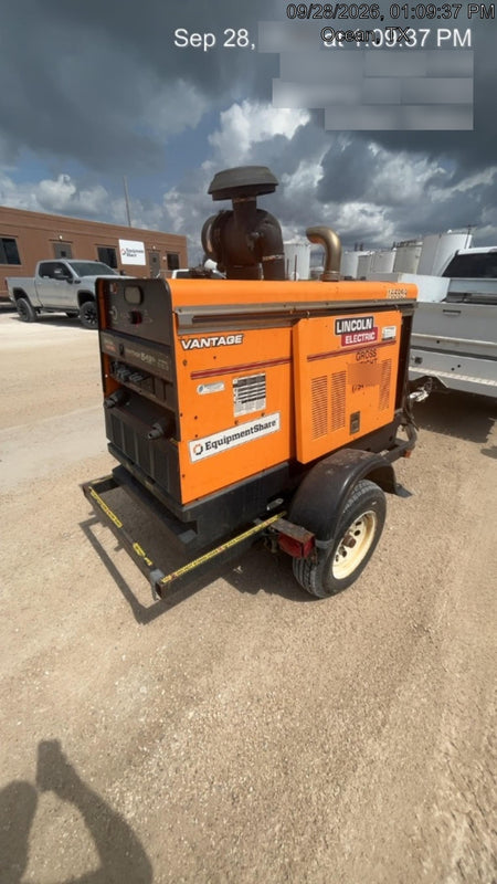 2021 Lincoln Electric Vantage 549X Ready Pak 3, ORANGE (includes trailer, cable rack, fender light kit)
