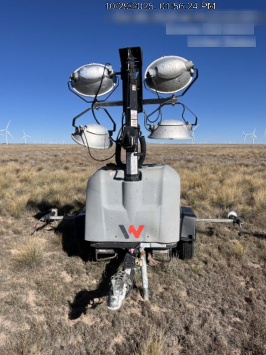 2018 Wacker Neuson LTV6L-MH Wacker Neuson LTV6L Mobile Light Tower w/Fuel Level Sensor Installed