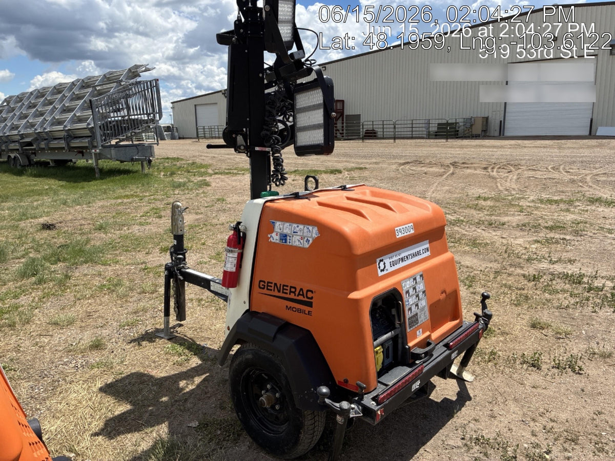 2024 Generac MLT2 Diesel, Flex Switch 120V Input, Powerzone Controller, 
(4) 320W LED Lights, 4kW Generator, 39.9 Gal Fuel Tank, 2" Ball, T3