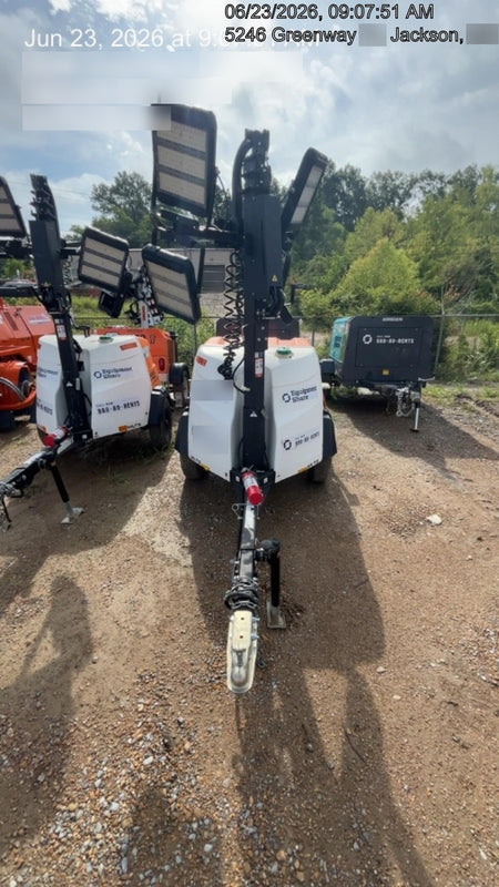 2023 Generac MLT2 Diesel, Flex Switch 120V Input, Powerzone Controller, 
(4) 320W LED Lights, 4kW Generator, 39.9 Gal Fuel Tank, 2" Ball, T3