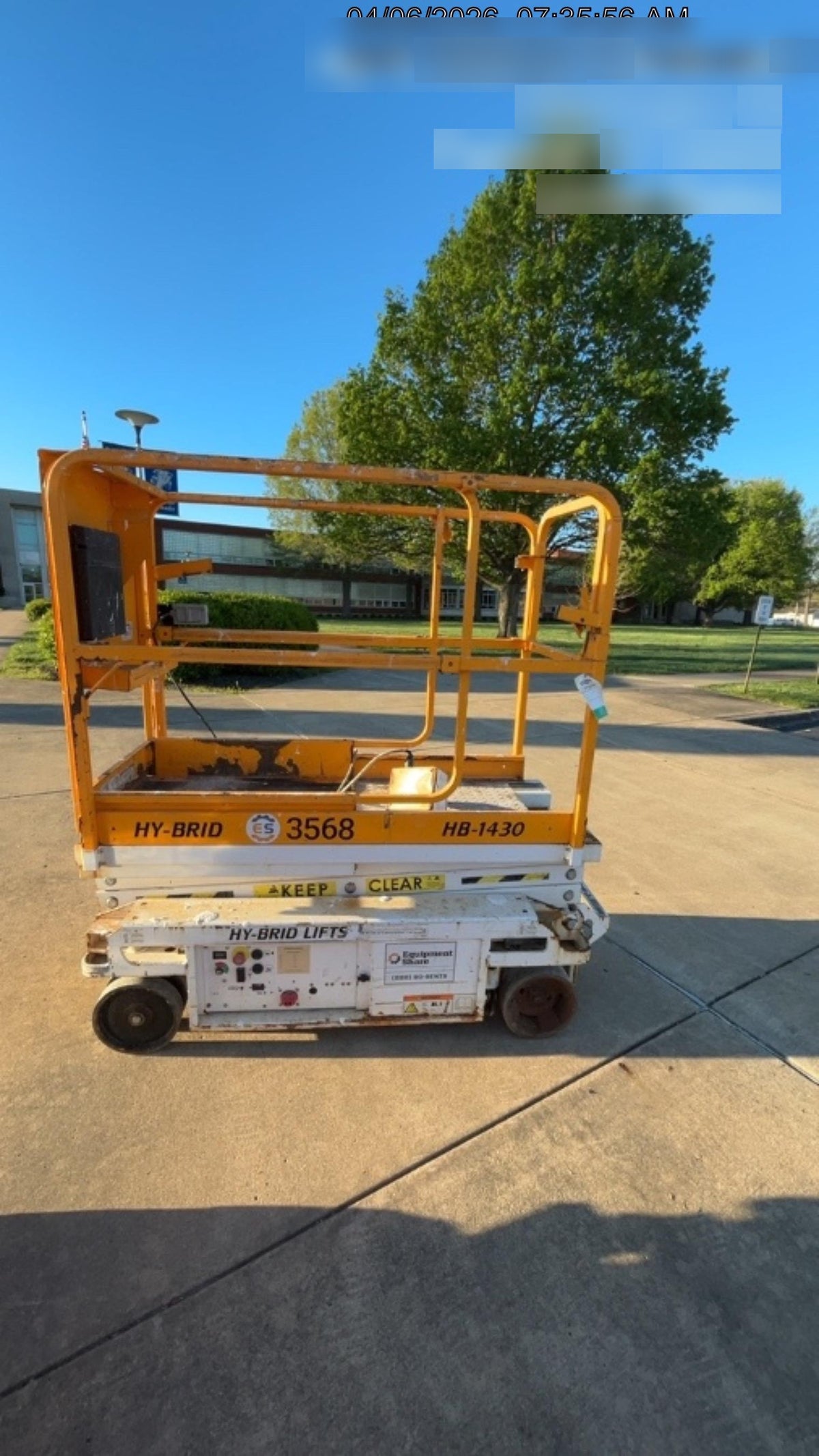 2016 CUSTOM EQUIPMENT HB-1430
