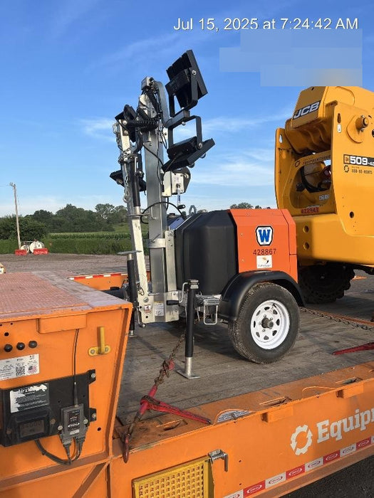 2024 Wanco WLTT-4MM4K Diesel, Deep Sea Controller, Shore Power Plug, Auto Start, (4) 350W LED Floodlights, 4kW Generator, 60 Gal Fuel Tank, 2" Ball, T3