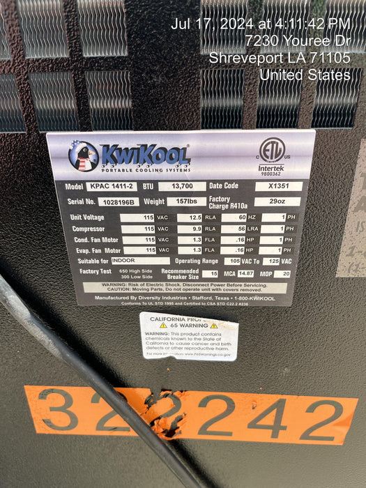 2023 KWIKOOL KPAC1411-2