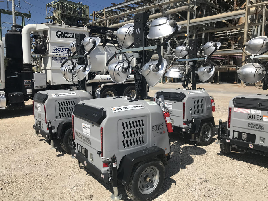 2019 Wacker Neuson LTV6L-MH Mobile Light Tower w/Fuel Level Sensor Installed