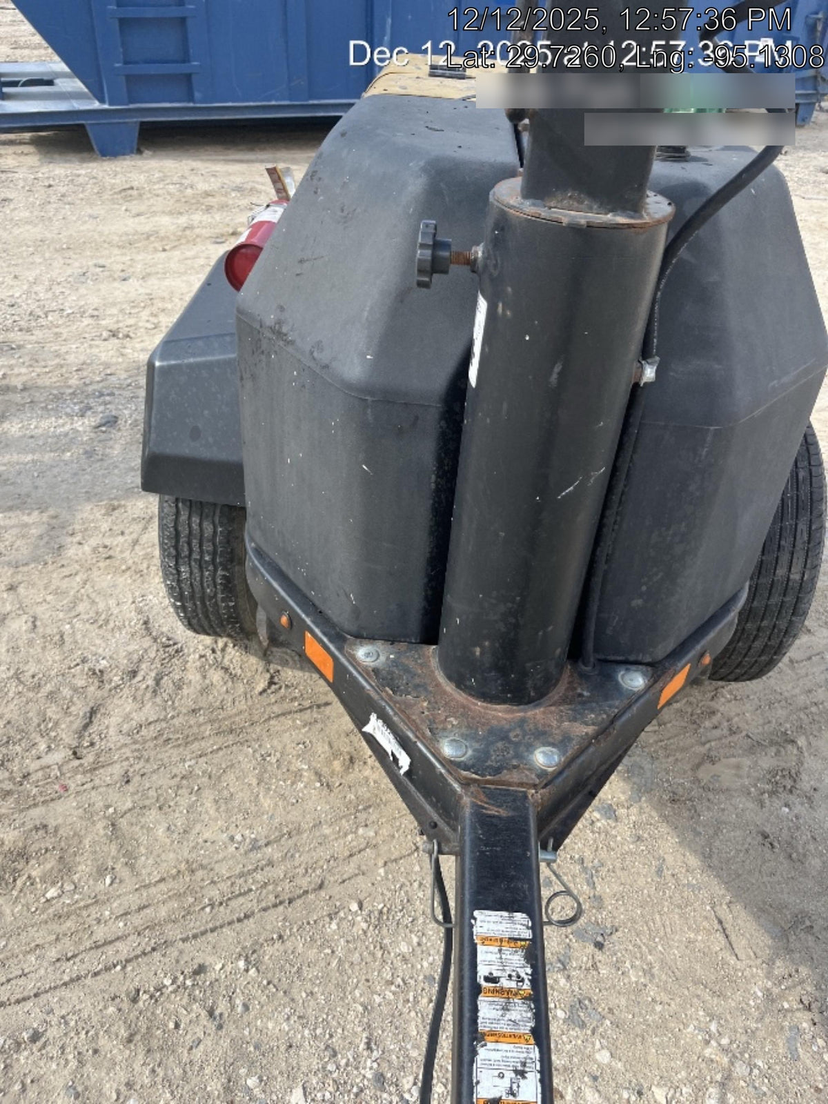 2022 Allmand NLV3GR (4) LED Light Fixture 350W, 23' Vertical Mast, 3kW Prime, Towable, ES Decals, T3