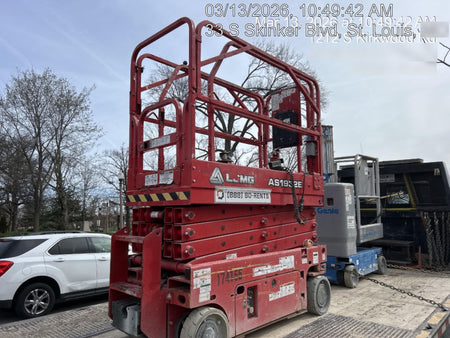 2021 Lgmg AS1932E Electric Drive, Solid Non Marking Tires, Dual Beacons